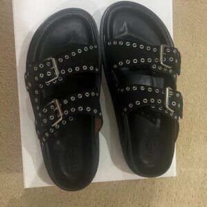 Brand new Isabel Marant LENNYA open-toed leather sandals